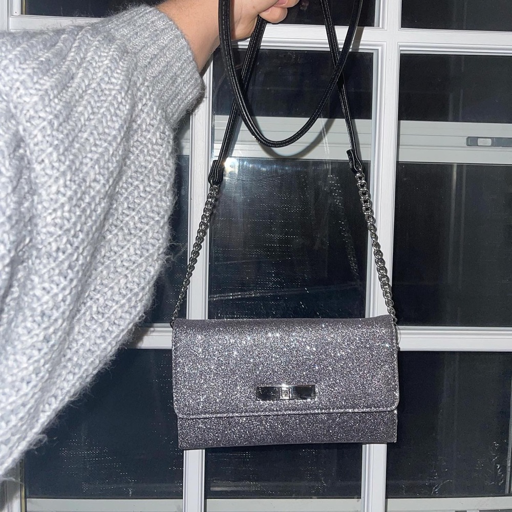 Beautiful glitter crossbody wallet